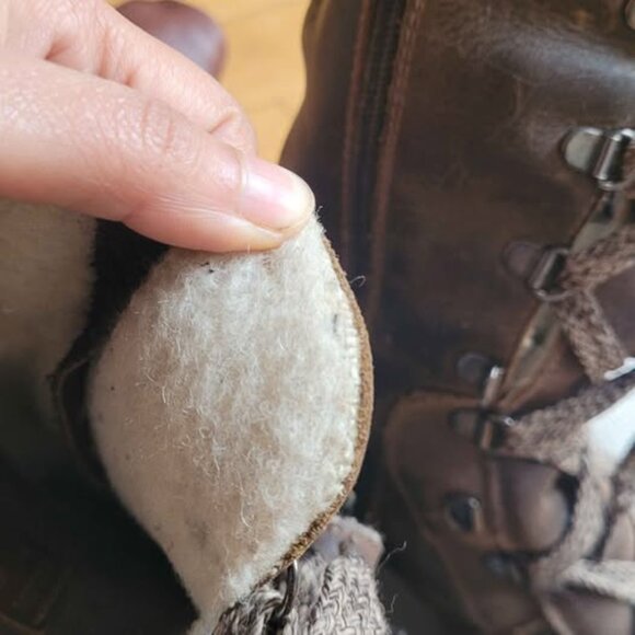 Anfibio Made in Canada Valanga Women's Winter Boots, Shearling Lined Size 37 - Picture 9 of 10